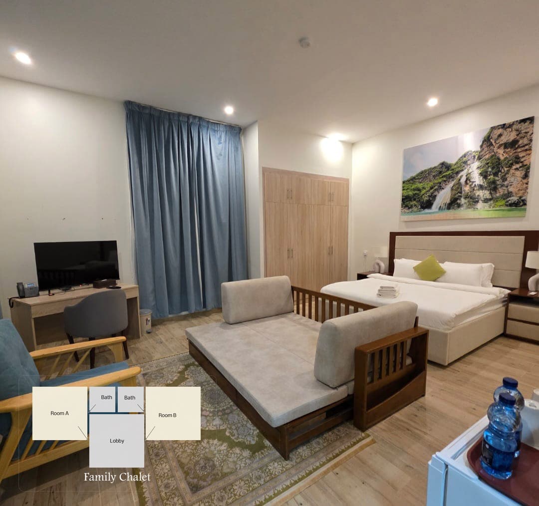 Standard Twin Bed Chalet